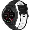 MELEJIA Cinturino in Silicone Compatibile con Garmin Venu 4 45mm/Venu 3/Forerunner 570 47mm/Forerunner 970/265/255/Vivoactive 4, 22mm Ricambio Cinturino, Regolabile Sportiva Cinturini-Nero
