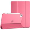 ProCase Cover iPad Pro 11 Pollici M5 2025/M4 2024 5 Generazione, Custodia iPad Pro 11"(A2836 A2837 A3006), Ultra Sottile Leggero Cover con Auto Svegliati/Sonno -Rosa melone