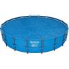 Bestway 58173 Telo termico per piscina fuori terra rotonda da 549 cm