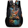 WECECE Zaino Guitar Motif Per La Scuola Zaini Music Lovers Scolastico Per Studenti Delle Scuole Primaria, Zainetti Resistente All'usura