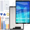 HLYGZX Schermo display per Lenovo Tab M10 HD Gen 2 TB-X306 TB-X306F LCD schermo di ricambio assembly kit di riparazione