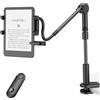 PlusAcc Supporto per Kindle - Supporto per lettore a collo di cigno, sdraiati a letto e leggi, supporto regolabile per scrivania e comodino, compatibile con accessori Kindle, Kobo e tablet