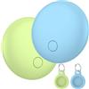 CASCHO Air Tracker Tag-2 Pezzi, Smart Tag Compatibile con Apple Find My (Solo IOS), Bluetooth Localizzatore per Portafogli, Chiavi, Zaini, Bagagli, 100dB Bip, Batteria Sostituibile, IP68 impermeabile