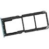 Generico Porta Scheda Dual SIM di Ricambio per Realme C25Y, Blu