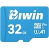 Biwin MS100 MicroSDXC 32 GB UHS-I bis 100 MB/s A1 V10 U1 | Ideal für Smartphones, Tablets und Kameras - perfekt für Fotos, 2K-Videos und mehr Speicher im Alltag