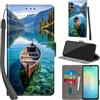 Haninsuze Cover per Samsung Galaxy A06, barca | Pelle PU Portafoglio, Porta Carte, Magnetica, Libro, Antiurto Custodia
