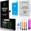 GOLDWANGWANG Batteria per iPhone 13 Pro Max, 4900mAh Alta Capacità, 0 Cicli, Fornita con Kit di Attrezzi, Compatibile con A2484 A2641 A2643 A2644 A2645, Certificazione CE/RoHS/FCC