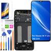 HLYGZX Display di ricambio per Xiaomi Mi 9 Lite/Mi CC9 LCD Schermo TFT, M1904F3BG Schermo Display Touch Digitizer Kit di riparazione (Nero con cornice, Senza impronta digitale)