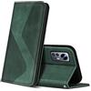 ZONNAVI Cover per Xiaomi Mi 12 / 12X, Flip Custodia Pelle PU con [Slot Cart] [Supporto Stand] [Magnetica], Cover a Libro Portafoglio per Xiaomi Mi 12 / 12X (Verde)