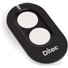 Ditec ZEN 2C Telecomando Radio 433.92MHz, Codice Fisso, 2 canali, Crittografia AES 128-bit, Compatibile con Impianti Ditec e con vecchi modelli Entrematic