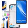 HLYGZX Ersatz Display für Redmi Note 10s/Redmi Note 10 4G LCD Bildschirm incell, für Xiaomi Poco M5s Display Bildschirm Touch Digitizer Assembly Reparaturteile Kit(Schwarz mit Rahmen)