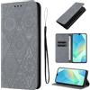 LSPCASA Cover per Samsung Galaxy A26/A16 5G/A16 4G 6.7 Pollici Custodia Premium Pelle PU con Funzione Supporto Slot Schede Flip Case per Samsung Galaxy A26/A16-Grigio