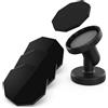 Prospira 4 dischi adesivi di ricambio in metallo compatibili con supporto magnetico Garmin Dash Cam, cuscinetti adesivi resistenti, compatibili con Garmin Mini 2/Mini 3/45/46/47/55/56/57/65W/66W/67W