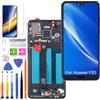 HLYGZX Display originale di ricambio per schermo LCD Huawei P20, EML-L29C, touch digitizer Assembly, kit di parti di riparazione (nero con cornice, con impronte digitali)