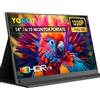 Yodoit Monitor Portatile 14 100% sRGB Display IPS FHD 1920x1200P | Secondo Schermo Esterno per laptop con Connettività USB-C e HDMI, con Altoparlanti e Custodia, Compatibile con PC, Mac, PS e Xbox