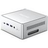 MINISFORUM Mini PC NAB6 Lite, processore Core i5-12600H da 12 core/16 thread fino a 4,5 GHz, scheda grafica Iris XE, DDR4 da 16 GB/512 GB PCIe4.0 SSD, 2xHDMI/2xUSB-C/2xRJ45 2.5 LAN