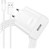 ACANDYA Caricatore USB 15W per HONOR X5c Plus X6d, Caricatore Ricarica Rapida 22.5W con Cavo Tipo C 1m per HONOR 70 Lite X8a X7a X6a Pad 8 per Huawei P30 P20 Mate 10 20, Adattatore di Caricabatterie Mobile