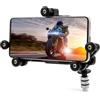 evomosa Porta cellulare per moto Supporto GPS per smartphone da 4'' - 7'' Adatto a tutte le moto con fori da 12mm-24mm Per R1 R6 F5 CBR650F VFR1200 Vfr800 GSX-R750 (B)