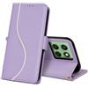 laddutoi Cover per Motorola Edge 60/Edge 60 Fusion 5G, Custodia Flip Case in Pelle PU [Slot Carte] [Supporto Stand] [Magnetica], Libro Portafoglio Custodia per Motorola Edge 60/60 Fusion, Viola