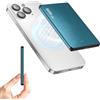 Magnpter Caricatore portatile wireless da 5000 mAh, caricabatterie magnetico sottile, PD 20, ricarica rapida, batteria magnetica, piccolo per smartphone 17/16 Pro Max/15/14/13/12, blu