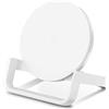 Belkin Supporto di ricarica wireless Boost Up da 10 W, caricabatterie wireless Qi veloce per iPhone XS, XS Max, XR, X, 8, 8 Plus, Samsung S9, S9+ e altri (adattatore CA incluso), bianco