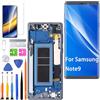 HLYGZX Display per Samsung Galaxy Note 9 LCD Schermo di ricambio TFT, N960F N960U Display Schermo Assembly Kit di riparazione (Blu con cornice, Senza impronte digitali, Non schermo curvo)