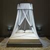 Odot Baldacchino per Letto Bambina, Letto Baldacchino Culla Ereditiera Morbido e Leggero Tenda Contro le Punture di Zanzara per Lettino, Culla, Decorazione (Bianco chiaro di luna)