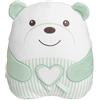 Chicco Peluche Tenero Orsetto, Morbido Peluche Elettronico per Bambini, Imbottitura Morbida, 20 Minuti di Musica Rilassante e Meditativa, Luce Soffusa, Lavabile in Lavatrice, 0 Mesi +, Verde