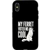 Jimbeels Custodia per iPhone X/XS Furetto Vota Cool