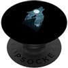 Wolf Wildlife Forest Mountains Outdoor G Lupo Wilderness Foresta Alberi Montagne Fauna Selvatica Amante della natura PopSockets PopGrip Adesivo