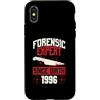 True Crime Merch for Investigative Crime Custodia per iPhone X/XS Esperto forense dalla nascita 1996 Compleanno a tema crimine vero