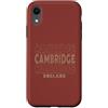 England born and British apparel Custodia per iPhone XR Vintage Cambridge Inghilterra