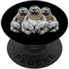 Cool 3 Hip Hop Trio Street Gold Chain Fu Bradipo Rap Old School Retro Streetwear 80s 90s Tre PopSockets PopGrip Adesivo