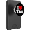I HEART LOVE TIM NAME TEES AMO IL CUORE TIM TIMOTHY TIMMY PopSockets PopWallet per MagSafe