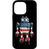 Paint Dripping Patriotic 4th of July US Custodia per iPhone 14 Pro Max Robot Robotica Ingegnere Bandiera Americana USA Drip Graffiti