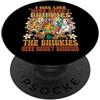 InGENIUS Camicie e regali divertenti Umorismo divertente sui polli Qui Chicky Chickies Farmer PopSockets PopGrip Adesivo