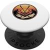 Skiing Gift For A Skier Retro Mountain Ski Tramonto Piste da sci alpino PopSockets PopGrip Adesivo