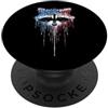 Paint Dripping Patriotic 4th of July US Raccoon Trash Panda Bandiera Americana USA Drip Graffiti PopSockets PopGrip Adesivo