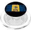 Philadelphia Pride & City Heritage Appar Filadelfia 215 Codice area | Philadelphia Flag - Mezzitoni Grunge PopSockets PopGrip per MagSafe