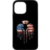 Paint Dripping Patriotic 4th of July US Custodia per iPhone 13 Pro Max Dialisi Infermiera Tecnico Tech Bandiera Americana USA Drip Amante