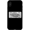 ROMYLP Roman Numerals Years License Plat Custodia per iPhone XS Max 2028 anno retrò