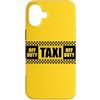 CAB DRIVER TAXI FUN COSTUME APPAREL Custodia per iPhone 16 Plus TAXI OFF DUTY SEGNO GIALLO TAXI CAB COSTUME