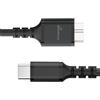 MediaRange Cavo USB 3.0 Micro-B a USB Type-C, 50 cm, nero