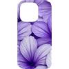 Floral Aesthetic Flower Botanical Gifts Custodia per iPhone 14 Pro Fiori Viola Profondo Fiori Floreali