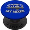 DJ Triangle Produttore musicale DJ Ascolto dei miei mix Sound Wave PopSockets PopGrip Adesivo