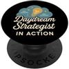 Funny Neurodivergent Artist Daydream Str Daydreamer ADHD Humor Creative Overthinker Regalo Look PopSockets PopGrip Adesivo