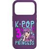 Girls Birthday Korean Kids K Pop Fan K-P Custodia per iPhone 17 Pro K-Pop Principessa Età 3 Anni Compleanno Bambino