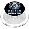 Alpha Wolf Don't Worry Kitten Non preoccuparti, Kitten Daddy è qui, meme maschile Alpha Wolf PopSockets PopGrip per MagSafe