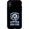 Alpha Wolf Don't Worry Kitten Custodia per iPhone X/XS Non preoccuparti, Kitten Daddy è qui, meme maschile Alpha Wolf