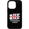 Bandiera Sardegna Vacanza Italia Design Custodia per iPhone 13 Pro Sardegna Crew Bandiera Sardegna Vacanza Italia